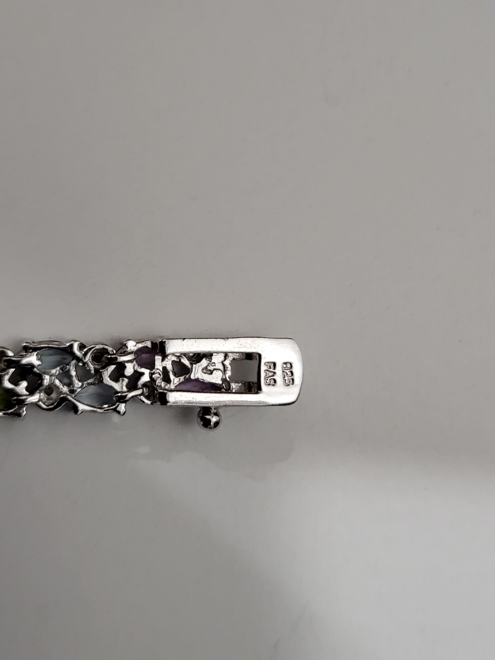 Multicolor Gemstone Tennis Bracelet - Women Jewelry - Picture 3 of 8